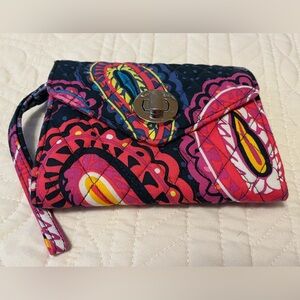 Vera Bradley Quilted Wristlet Wallet